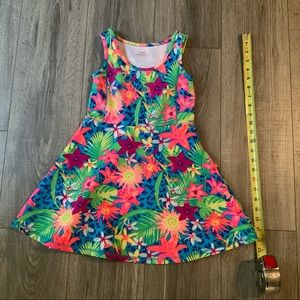 Piper Floral Skater Dress 6-6X  little girl sleeveless